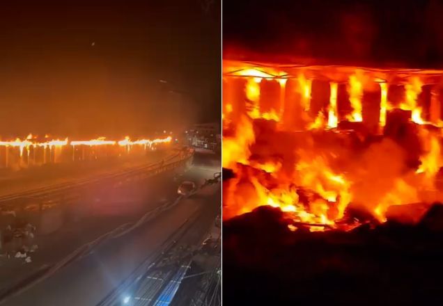 video:-trem-carregado-de-celulose-e-incendiado-na-baixada-santista-(sp)
