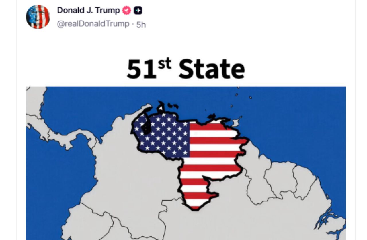 trump-publica-imagem-da-venezuela-como-“51o-estado”-dos-eua