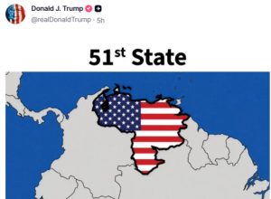 trump-publica-imagem-da-venezuela-como-“51o-estado”-dos-eua